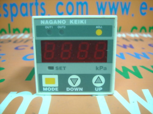 NAGANO KENKI DIGITAL DIFFERENTIAL PRESS GAUGE GC62(RANGE -0.5~0.5KPA)