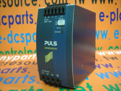 PULS QT20.241-20 POWER SUPPLY, 480W, 380-480VAC 3PH