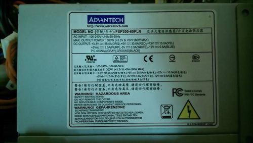 ADVANTECH 610H FSP300-60PLN POWER SUPPLY