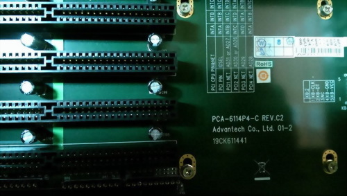 ADVANTECH 610H PCA-6114P4-C REV.C2 BACKPLANE
