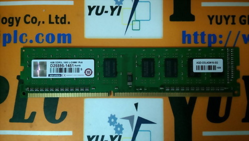 ADVANTECH D25595-1451 4GB DDR3L 1600 U-DIMM 1RX8