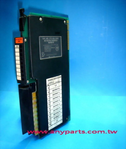 (A-B PLC) ALLEN BRADLEY 1771 PROGRAMMABLE CONTROLLER CPU:1771-OA AC OUTPUT MODULE SER.B