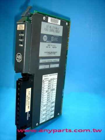 (A-B PLC) ALLEN BRADLEY 1771 PROGRAMMABLE CONTROLLER CPU:1771-QH A FORCE CONTROL MODULE