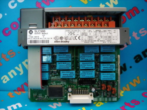 PLC-ALLEN BRADLEY 1746-OW16 OUTPUT MODULE 16PT RELAY 5-250VAC 5/125VDC SLC500