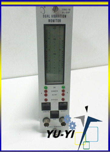 BENTLEY NEVADA DUAL VIBRATION MONITOR 3300 16-02-01-03-00-00-02