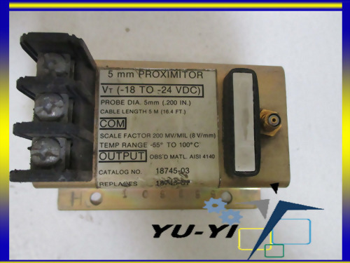 BENTLY NEVADA 18745-03 7200 SERIES 5 MM PROXIMITOR