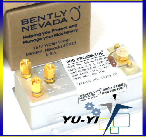 BENTLY NEVADA 20929-07 PROXIMITY SWITCH 300 SERIES PROXIMITOR DECW149902