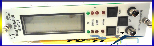 BENTLY NEVADA 3300-16-02-05-01-00-00-00 DUAL VIBRATION XY GAP MONITOR