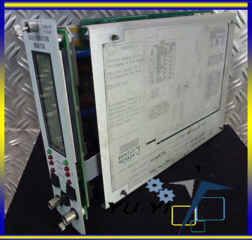 BENTLY NEVADA 3300 16-11-01-00-00-01-02 DUAL VIBRATION MONITOR