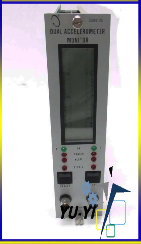 BENTLY NEVADA 3300 25-05-04-06-00-00-01-00 DUAL ACCELEROMETER D512063