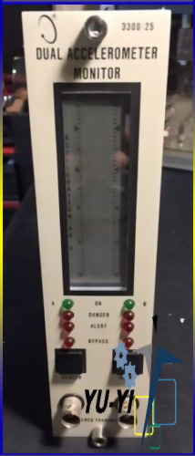 BENTLY NEVADA 3300 25 DUAL ACCELEROMETER MONITOR 3300/25-01-03-03-00-00-01-00