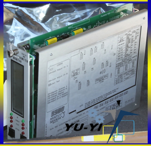 BENTLY NEVADA 3300 26 DUAL RMS ACCELERATOR MONITOR 409