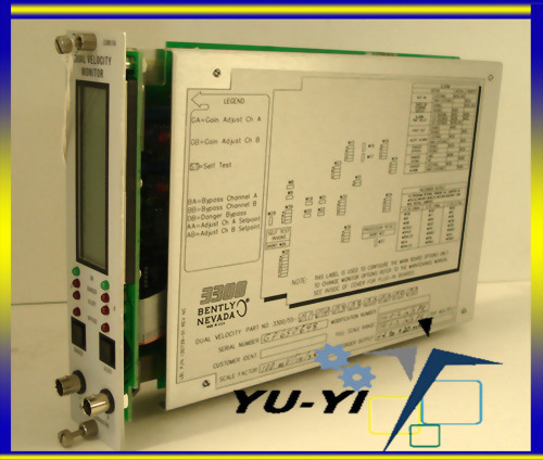 BENTLY NEVADA 3300 55-01-04-03-03-00-00-05-00 DUAL VELOCITY