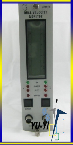 BENTLY NEVADA 3300 55 DUAL VELOCITY MONITOR 3300 55-01-04-02-02-00-00-05-01