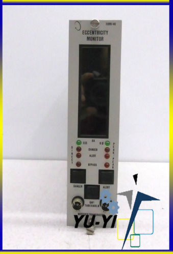 BENTLY NEVADA 3300/40-02-01-01-00-00 ECCENTRICITY MONITOR RG623743 7200 200MV/MIL