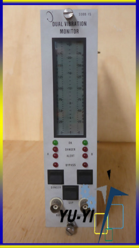 BENTLY NEVADA 3300/15-11-01-00-01-01-00 DUAL AIBRATION MONITOR P601593