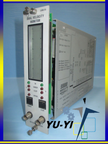 BENTLY NEVADA 3300/55 DUAL VELOCITY MONITOR 3300/55-06-01-01-05-00-00-00-00 FL10954102 500MV/IN/SEC