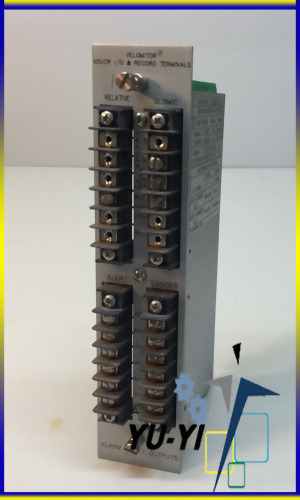 BENTLY NEVADA 7000 VELOMITOR XDUCER I/O & RECORD TERMINAL ASSY 107321-01