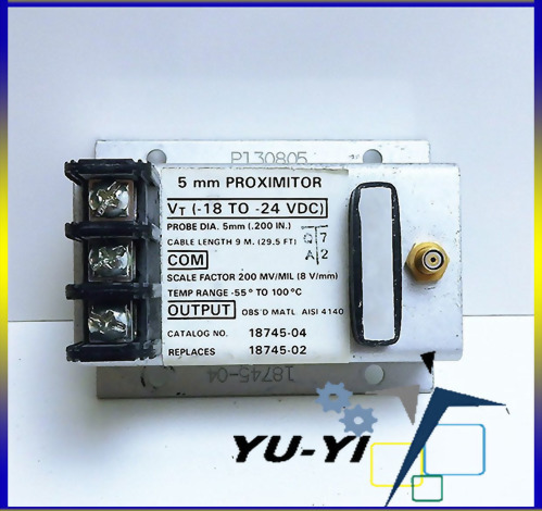 BENTLY NEVADA 7200 PROXIMITOR SENSOR 5MM 18745-04 PLC MODULE 1874504