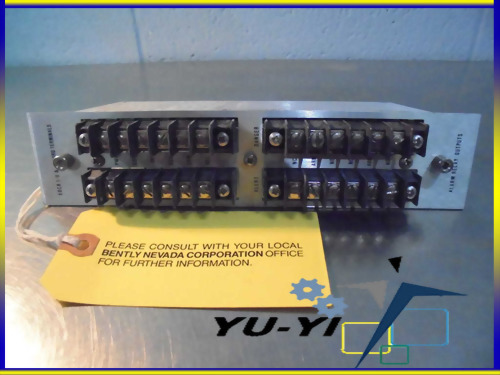 BENTLY NEVADA XDCR I/O & RECORD TERMINALS 81545-01 ALARM RELAY OUTPUTS BOARD