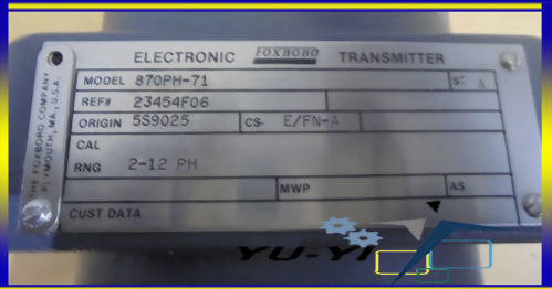 FOXBORO 870PH-71 ELECTRIC TRANSMITTER