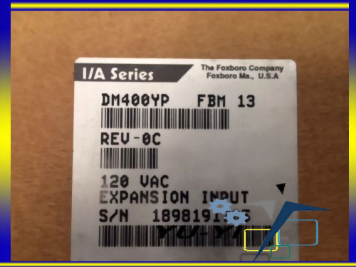FOXBORO IA SERIES 120VAC INPUT EXPANDER REV. -0C DM400YP FBM 13