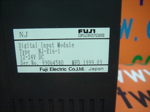FUJI NJ系列 DIGITAL INPUT MODULE NJ-X16-1
