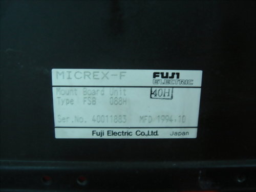富士 FUJI PLC MICREX-F FSB 088H BASE 底板