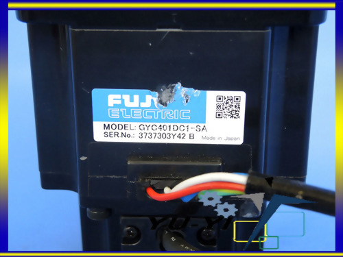 FUJI ELECTRIC GYC401DC1-SA SERVO MOTOR