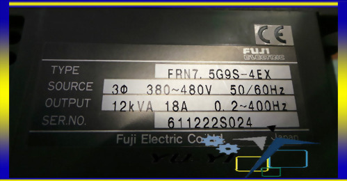 FUJI FRN7.5G9S-4EX FRENIC 5000G9S 12KVA SERVO DRIVE