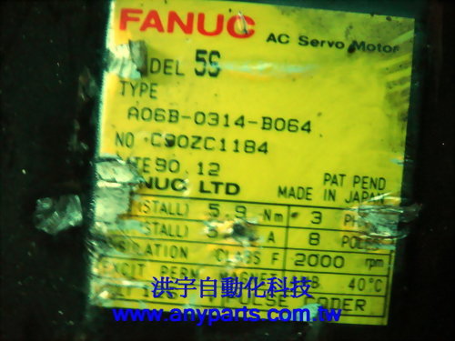FANUC AC SERVO MOTOR A06B-0314-B064 A06B-0314-B042 A06B-0564-B069