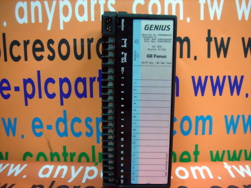 GENIUS/GE FANUC BLOCK CAT NO. IC660BBD022 ELECTR. ASM. IC660EBD020 TERM. ASM. IC660TBD022K