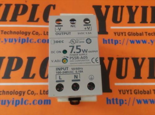 IDEC PS5R-A05 7.5W-OUTPUT POWER SUPPLY