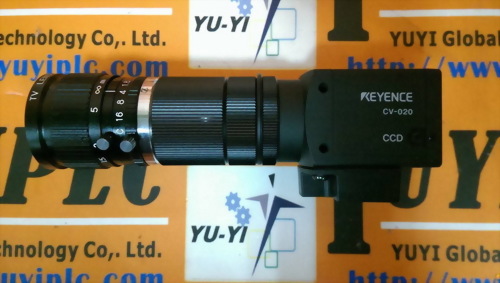 KEYENCE CV-020 CCD CAMERA TV LENS 50MM 1:1.8