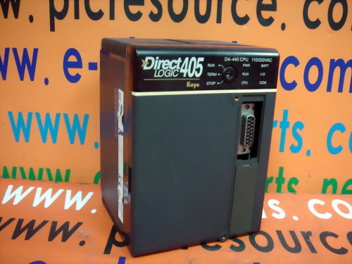 KOYO DIRECTLOGIC405 D4-440 CPU MODULE AC POWER SUPPLY 2PORT