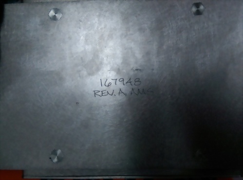 LASER PARTS 167948 REV A AMS