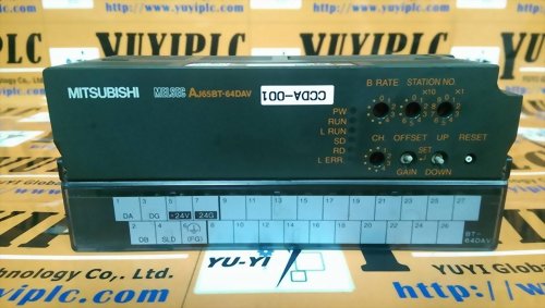 MITSUBISHI MELSEC AJ65BT-64DAV D/A CONVERYER UNIT