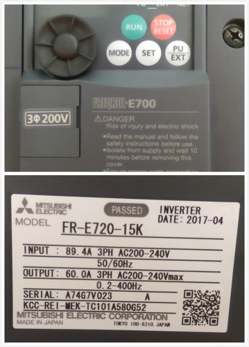 MITSUBISHI FR-E720-15K FREQROL-E700  ADVANCED INVER