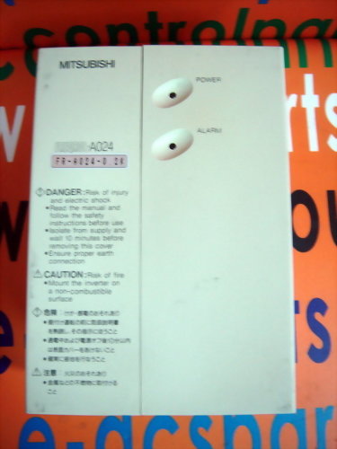 MITSUBISHI FR-A024-0.4K DRIVE .4KW 200-230VAC/5.2AMP IN 200-230VAC/3A OUT