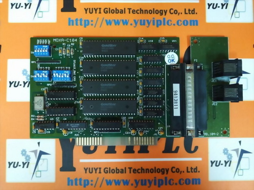 MOXA C104 MIO ISA INTERFACE CARD