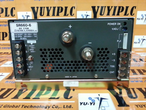 NEMIC-LAMBDA SR660-6 6V 110A POWER SUPPLY
