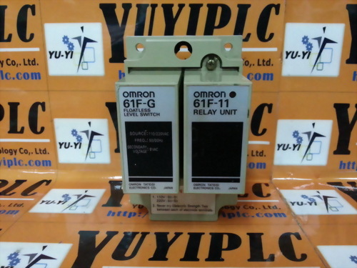 OMRON 61F-G FLOATLESS LEVEL SWITCH/61F-11 RELAY UNIT