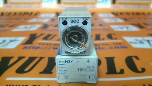 OMRON H3Y-4 100-250VAC 3A 60S TIMER