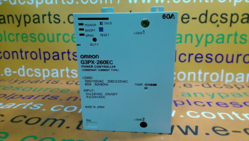 OMRON POWER CONTROLLER CONSTANT CURRENT TYPE G3PX-260EC