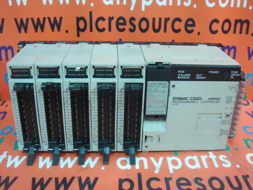 OMRON SYSMAC C200H PROGRAMMABLE CONTROLLER SOLD WHOLE SET