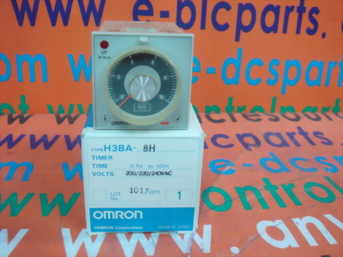 OMRON TIMER H3BA-8H TIME:0.5S TO 100H 200/220/240VAC