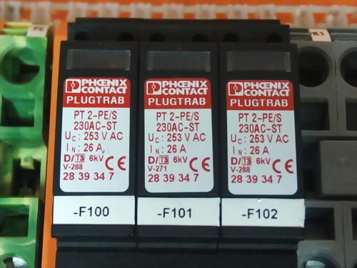 PHOENIX CONTACT PT 2-PE/S230AC-ST PLUGTRAB SURGE PLUG