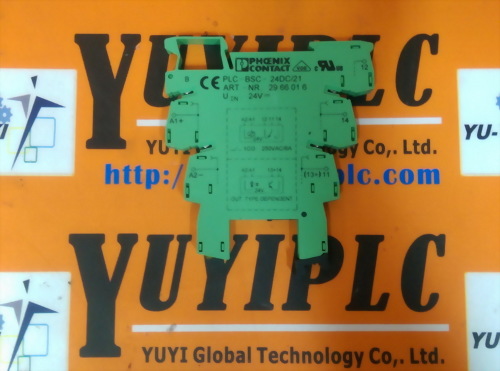 PHOENIX PLC-BSC-24DC/21 29 66 016 RELAY