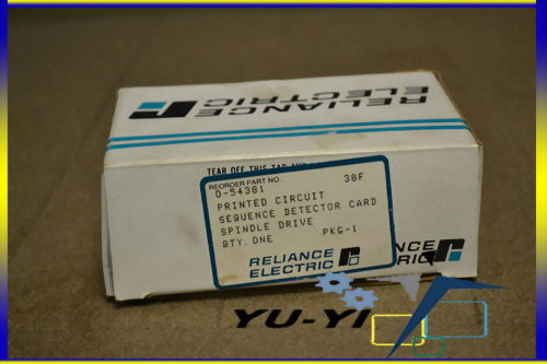 RELIANCE ELECTRIC 0-54381 PRINTED CIRCUIT BOARD SEQUENCE DETECTOR CARD