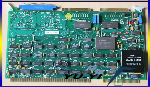 UNIDENTIFIED DATEL PCB 500-572-004 POSSIBLY ANALOGUE INPUT FOR RELIANCE AUTOMAX